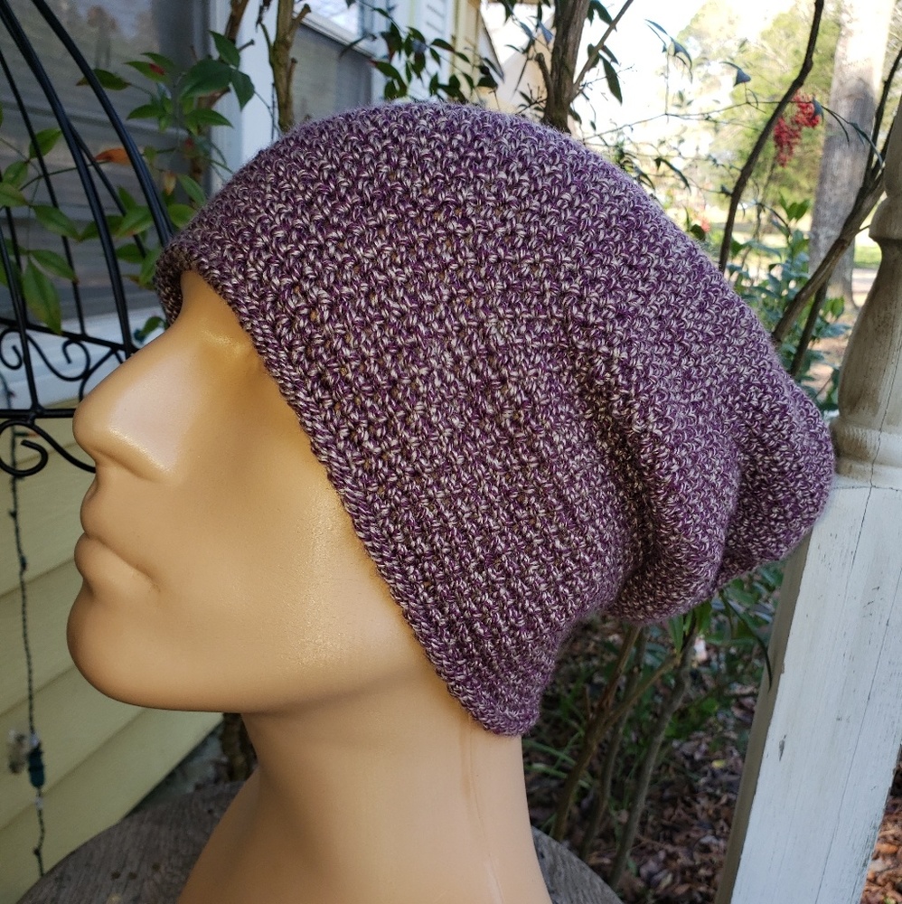 Handmade unisex slouchy beanie